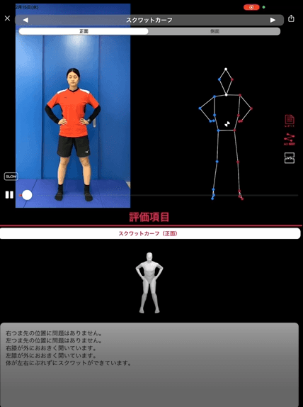 AI身体評価システム【Sportip PRO Y Plus】